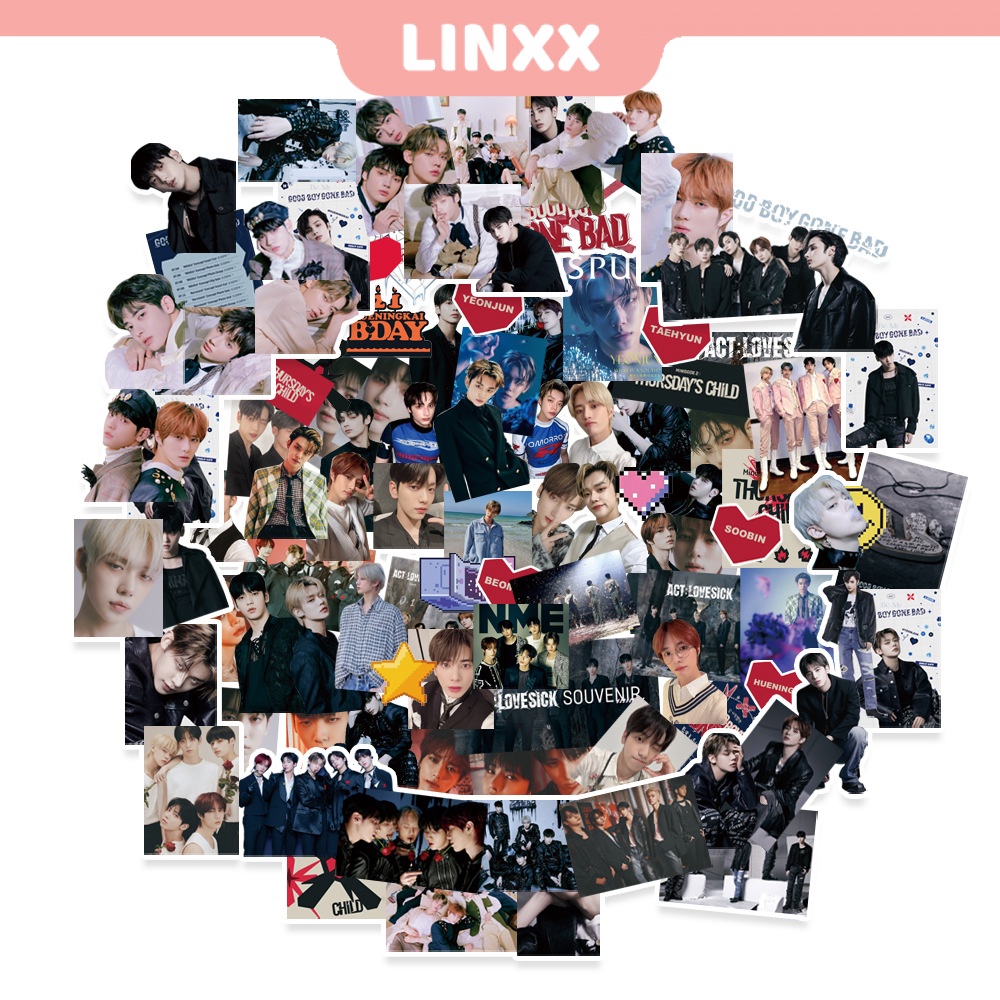 Set 102 Sticker Chống Thấm Nước Hình Thần Tượng TXT GOOD BOY GONE BAD Album