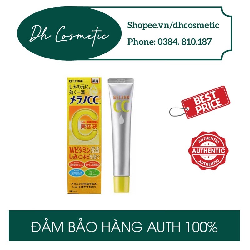 ( CÓ SẴN)  Tinh Chất Trắng Da Mờ Thâm CC Melano Rohto Serum 20ml