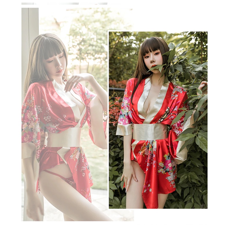 Đồ ngủ sexy Cosplay áo yêm Trung Hoa kèm áo choàng