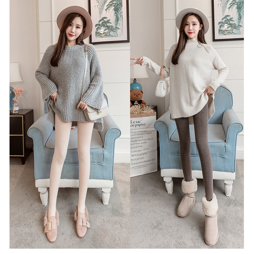 [Có sẵn] Quần Legging Nữ Cao Cấp Co Giãn Tốt Có Lớp Bông Bên Trong Ấm Áp Nhiều Màu | BigBuy360 - bigbuy360.vn