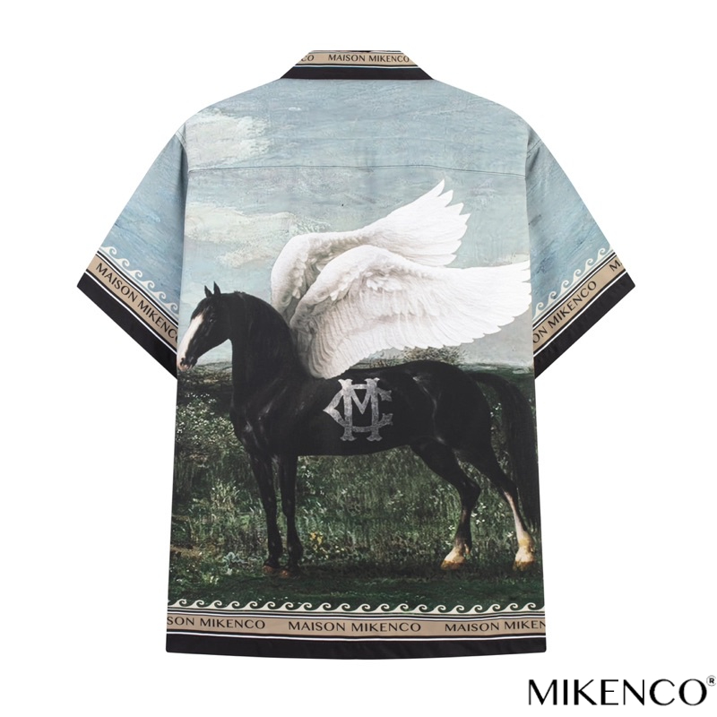 Áo sơ mi ngắn tay chính hãng Mikenco PEGASUS unisex