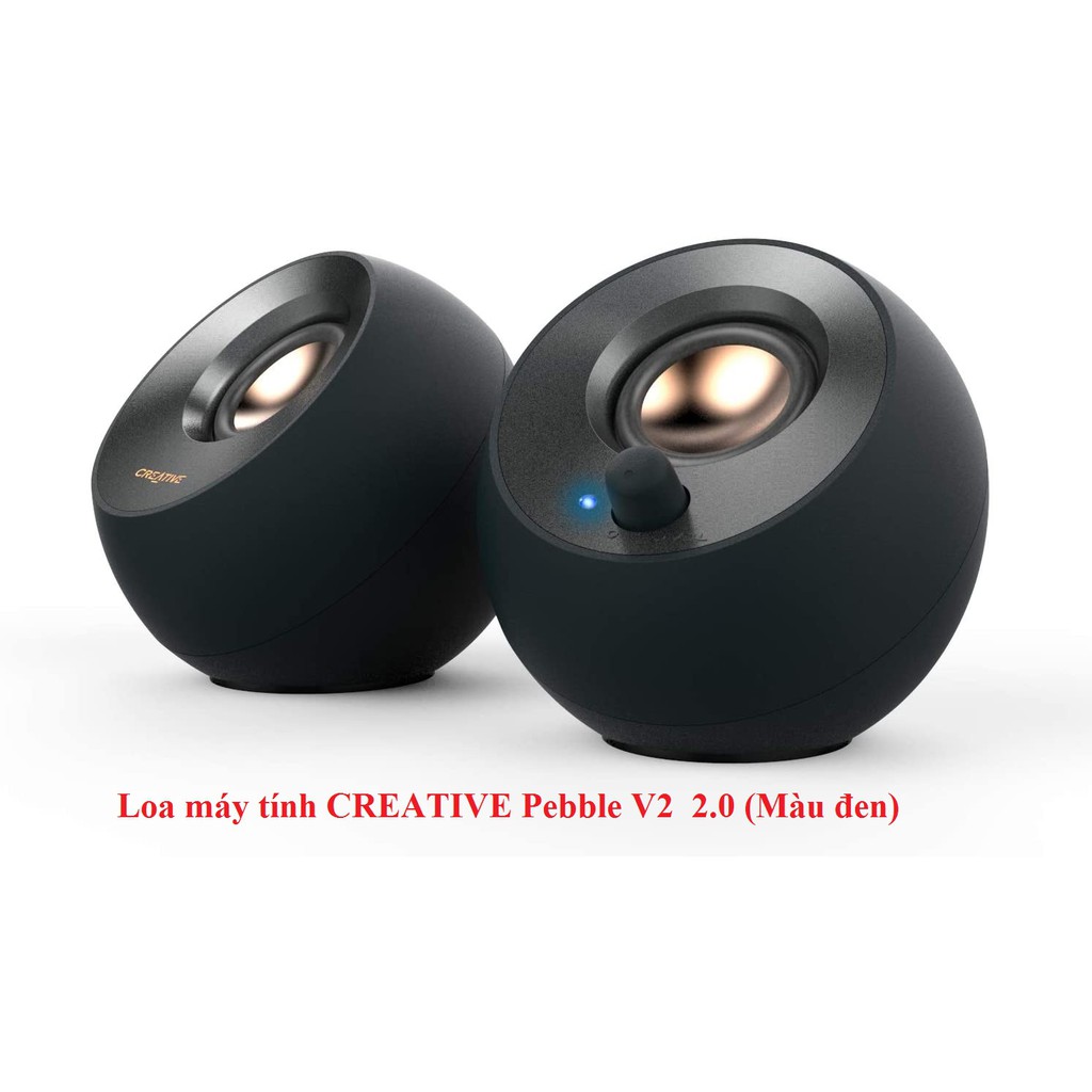 Loa máy tính CREATIVE Pebble V2 2.0 (Màu đen)