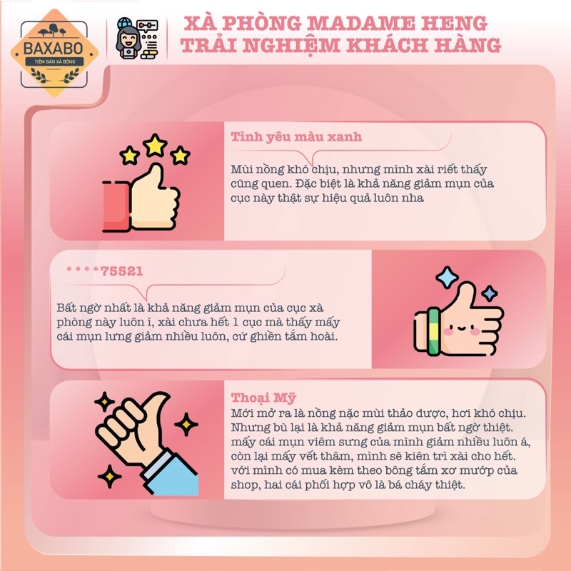 XÀ PHÒNG CHUYÊN NGĂN MỤN LƯNG MADAME HENG - XÀ PHÒNG CỔ TRUYỀN THÁI LAN - HIỆU QUẢ NGAY CỤC ĐẦU TIÊN 160G