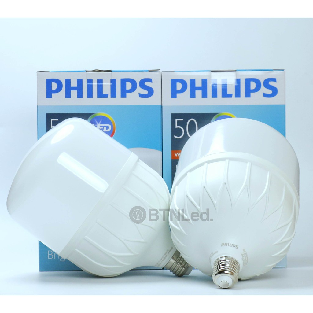 Bóng PHILIPS LED Bulb trụ 50W E27 - [HÀNG CHÍNH HÃNG] - Tiết kiệm điện, chất lượng ánh sáng cao | BigBuy360 - bigbuy360.vn