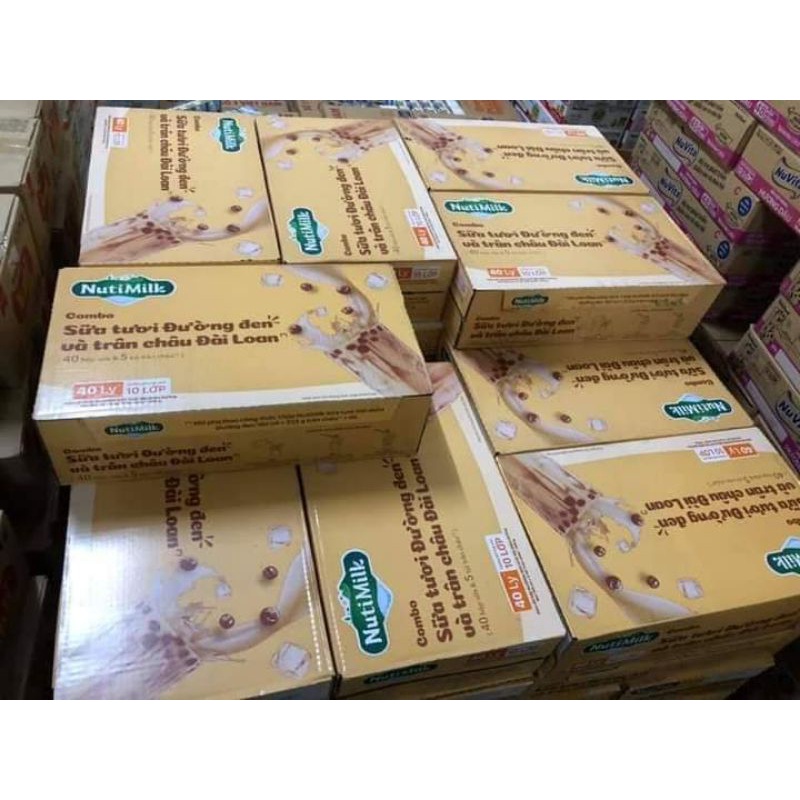 Nutimilk sữa tươi trân châu đường đen