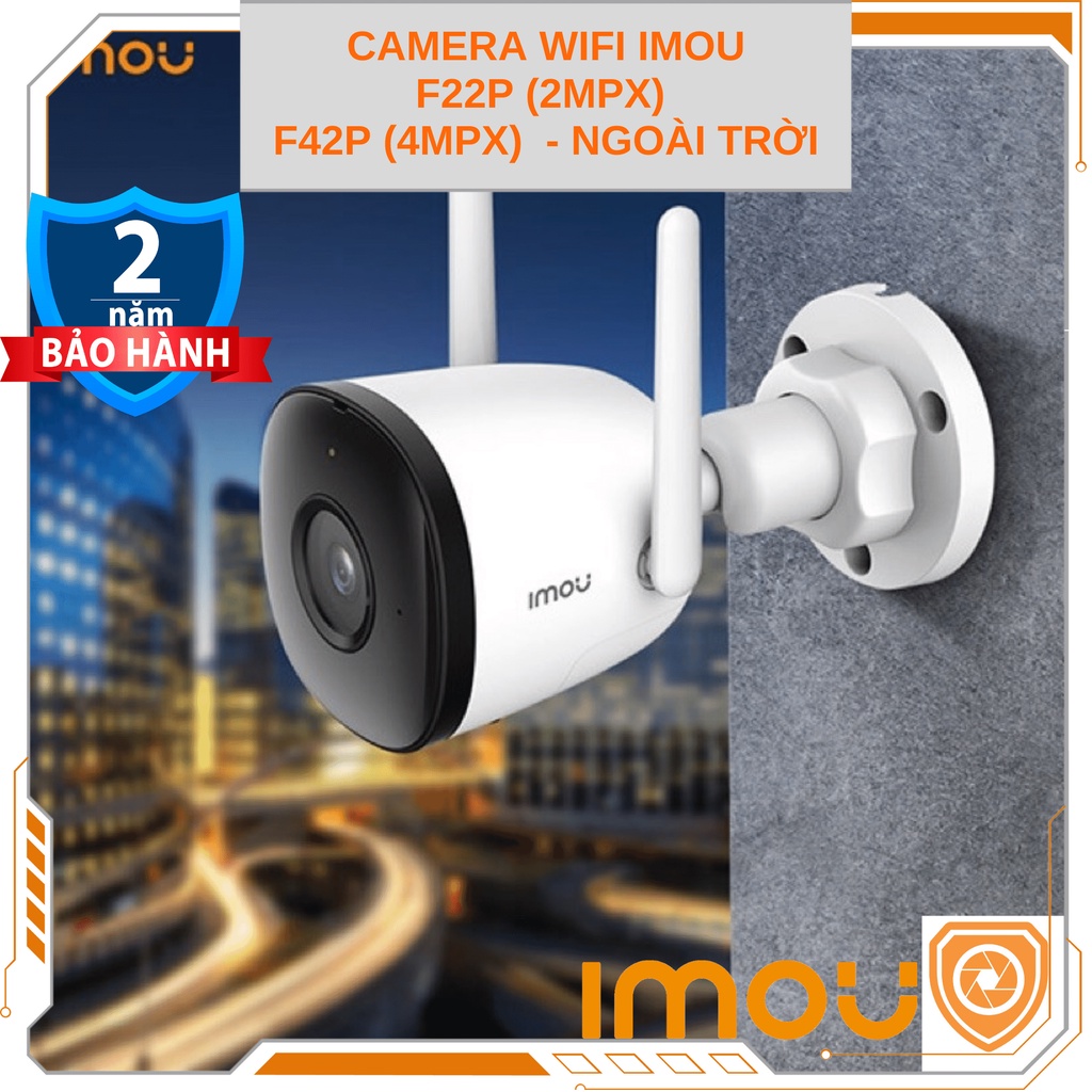 Camera wifi - mini - Imou IP ngoài trời xem qua điện thoại laptop F22P F42P