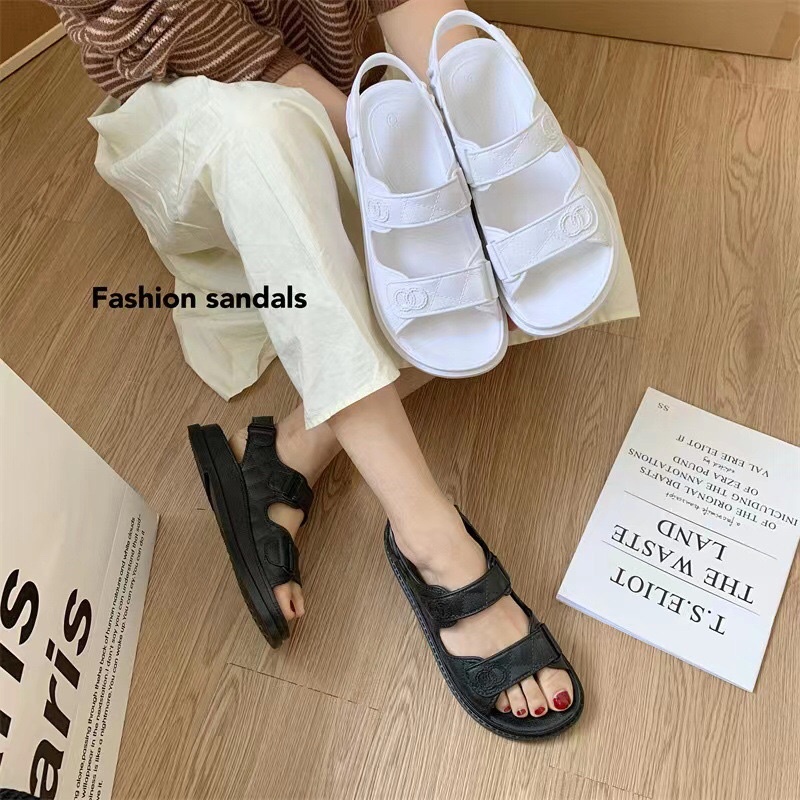 SANDAL NỮ TRẦN TRÁM CAO SU DẺO