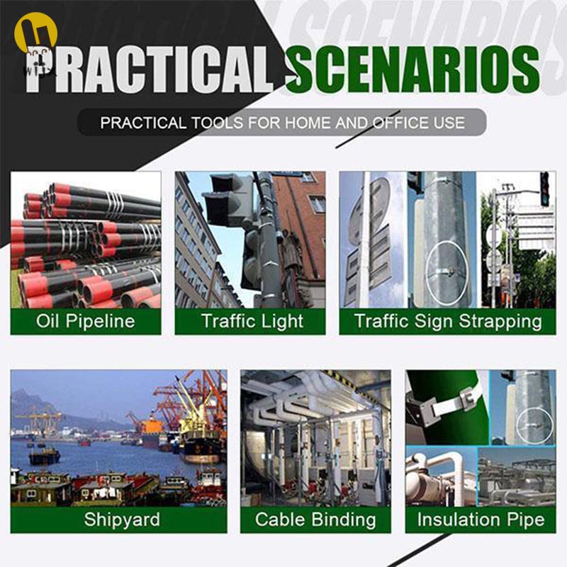 Set 100 dây rút đa năng bằng thép không gỉ