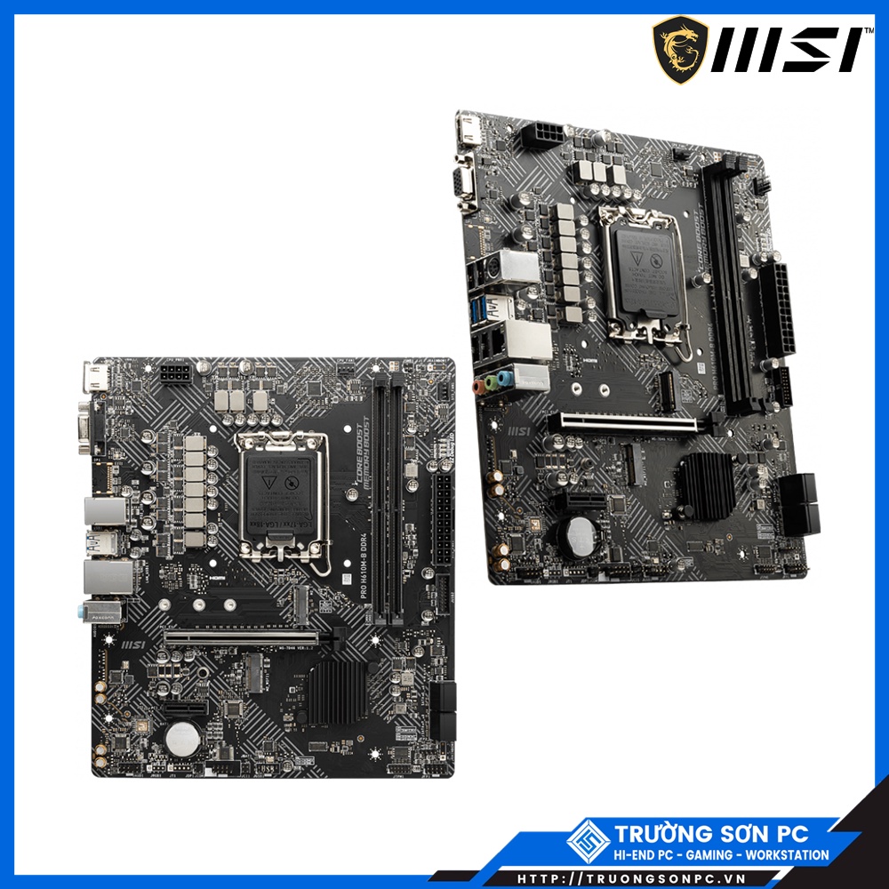 Mainboard MSI PRO H610MB DDR4 M.2 NVME Connector | Socket 1700