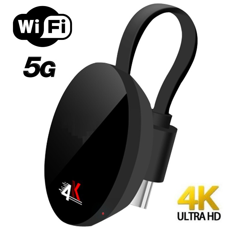 Thiết bị TV Streaming Chromecast Ultra 4K hỗ trợ kết nối 5G - Truyền hình ảnh và video 4K