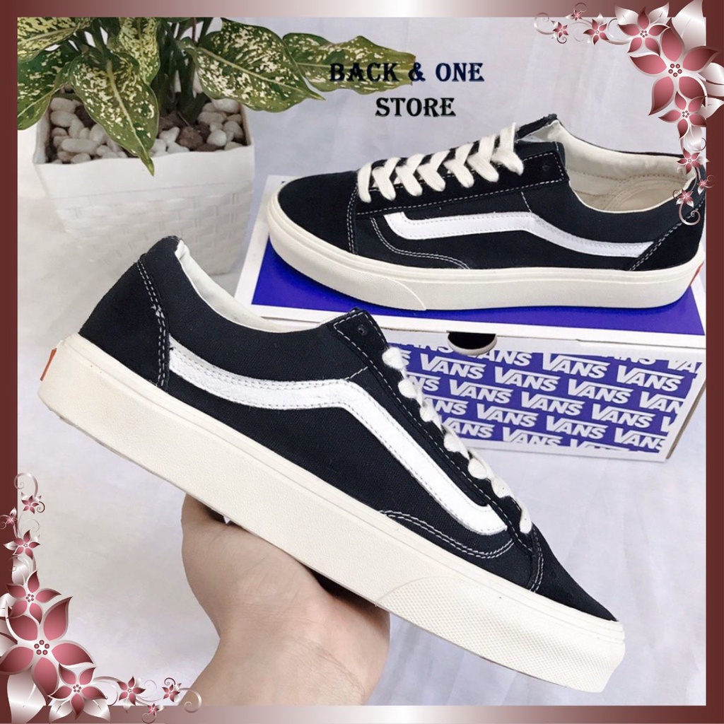 GIÀY 𝐕𝐀𝐍𝐒 OLD SKOOL MÀU ĐEN Giày thể thao nam nữ 2021 [ Full box bill ]