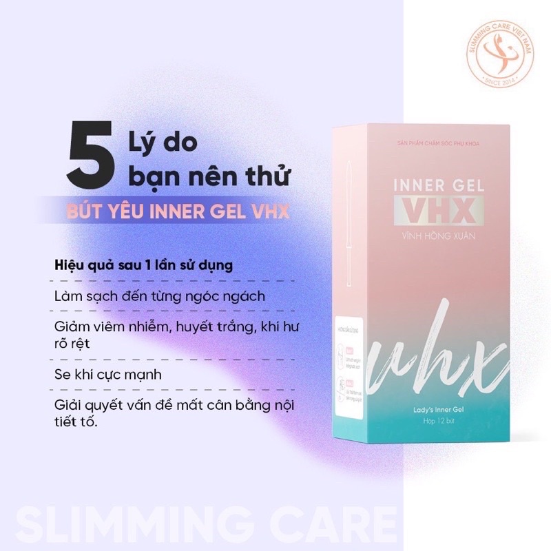 Bút yêu inner Gel VHX vịnh Hồng Xuân Slimming care đũa thần sẽ khít