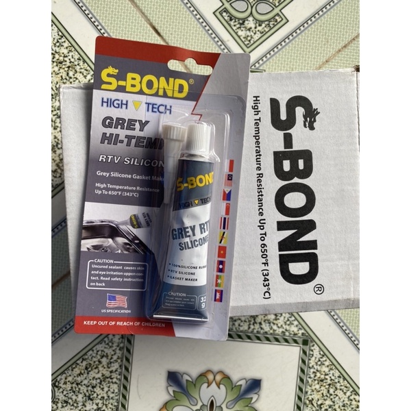 Keo tạo gioăng,dán ron chịu nhiệt cao X’traseal 750°F Gray RTV Silicone 35gr, 85gr