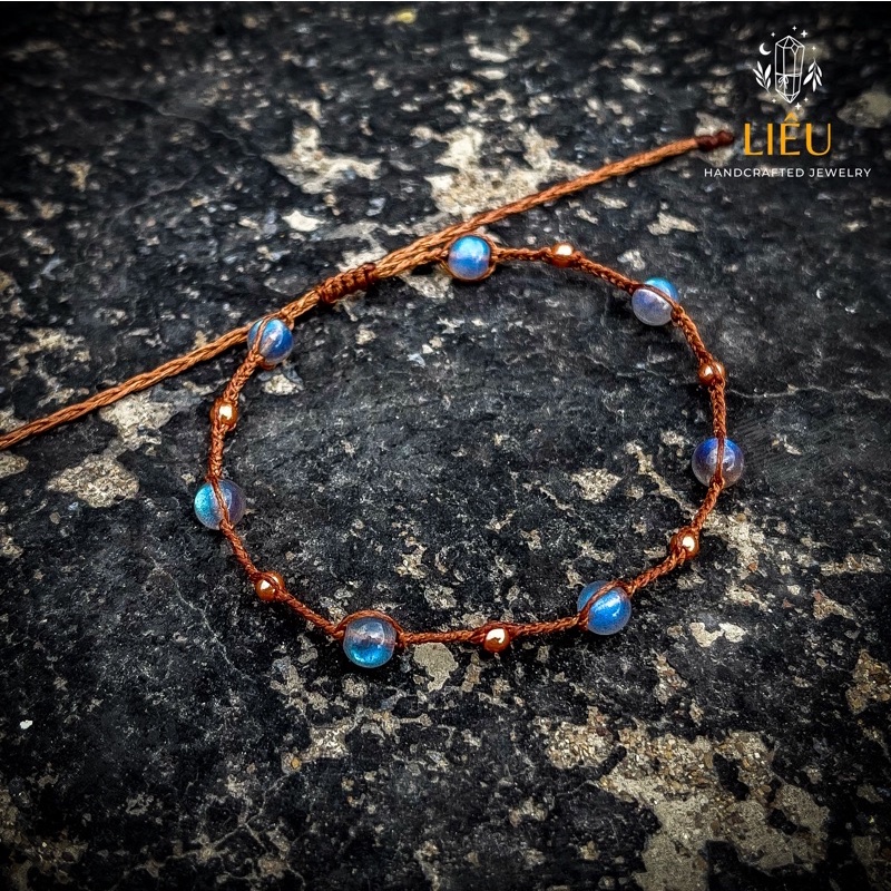 Vòng tay Macrame đá Labradorite - Pleiades Bracelet