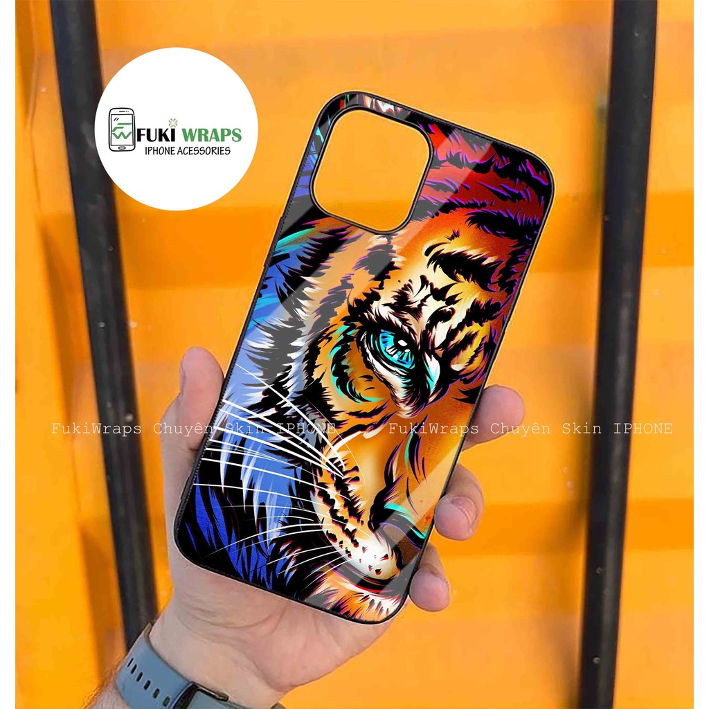 Ốp Lưng Kính Cường Lực / Case Hổ Chống Vỡ Dành Cho 13ProMax 12ProMax 11ProMax X XSMAX Fukishop