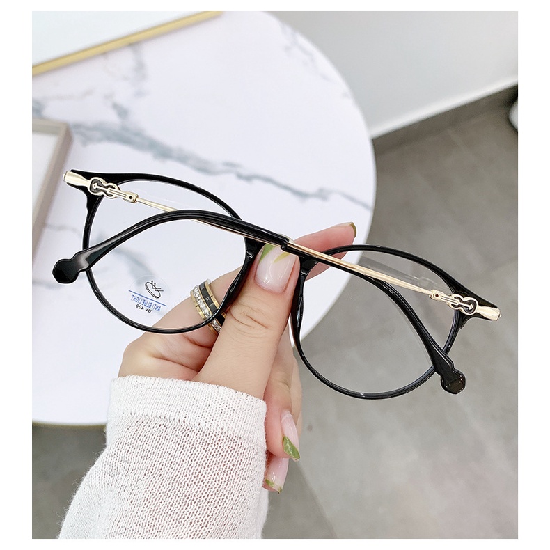 Kính Mát Gọng oval TR90 Chống Tia Bức Xạ Thời Trang Cho Nam Và Nữ