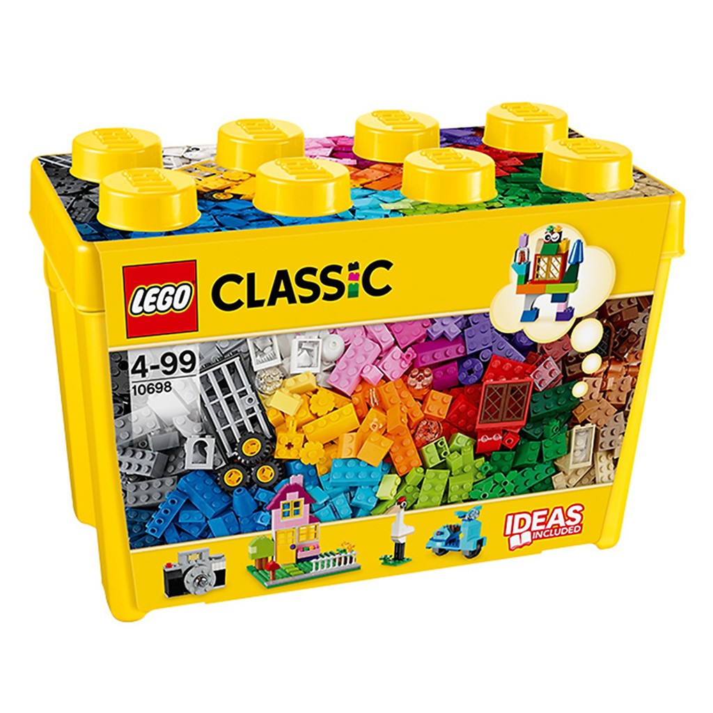 Lego - CHÍNH HÃNG - Bộ Lắp Ráp Thùng Gạch Lớn Classic Sáng Tạo LEGO CLASSIC 10698 (790 chi tiết)