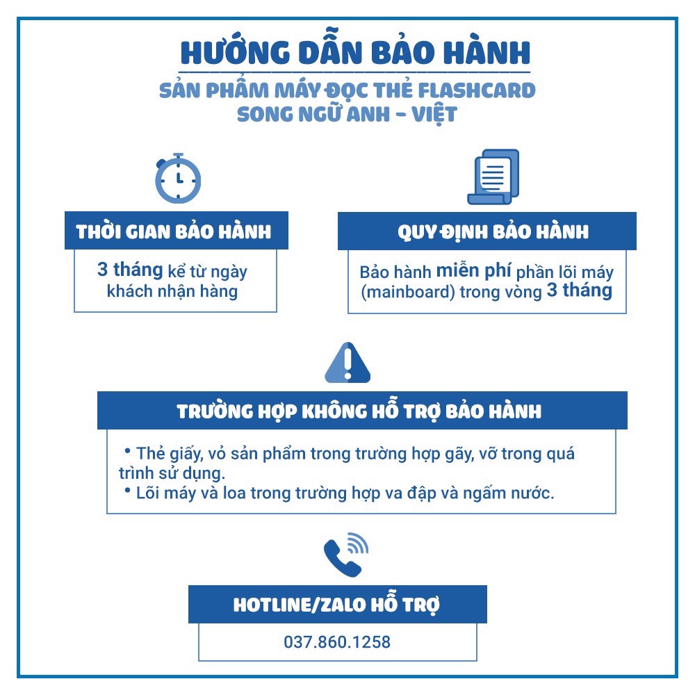 ⚡BẢO HÀNH 3 THÁNG⚡ Máy Đọc Thẻ FlashCard Song Ngữ Anh-Việt Cho Bé Từ 1-6 Tuổi