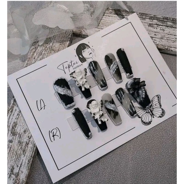 Nail box móng thiết kế thiên thần sang trọng tinh tế