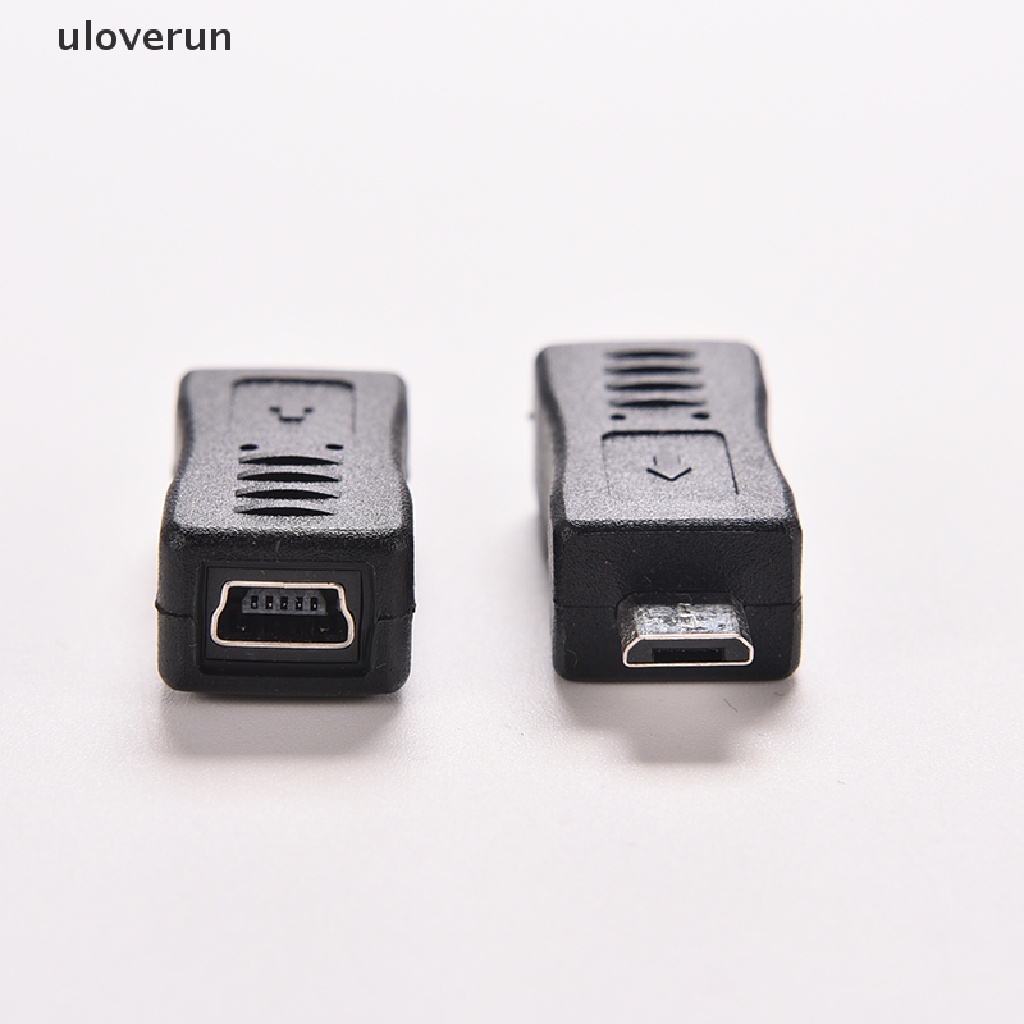 uloverun 1 Mini USB Female to Micro USB Male F/M Adapter Data Charger Converter Connector vn