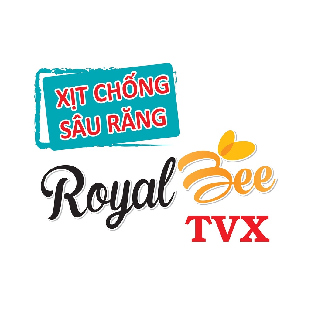 Xịt chống sâu răng Royal Bee TVX sún răng ố vàng mảng bám chân răng viêm loét nhiệt miệng bệnh tay chân miệng Chai 30ml