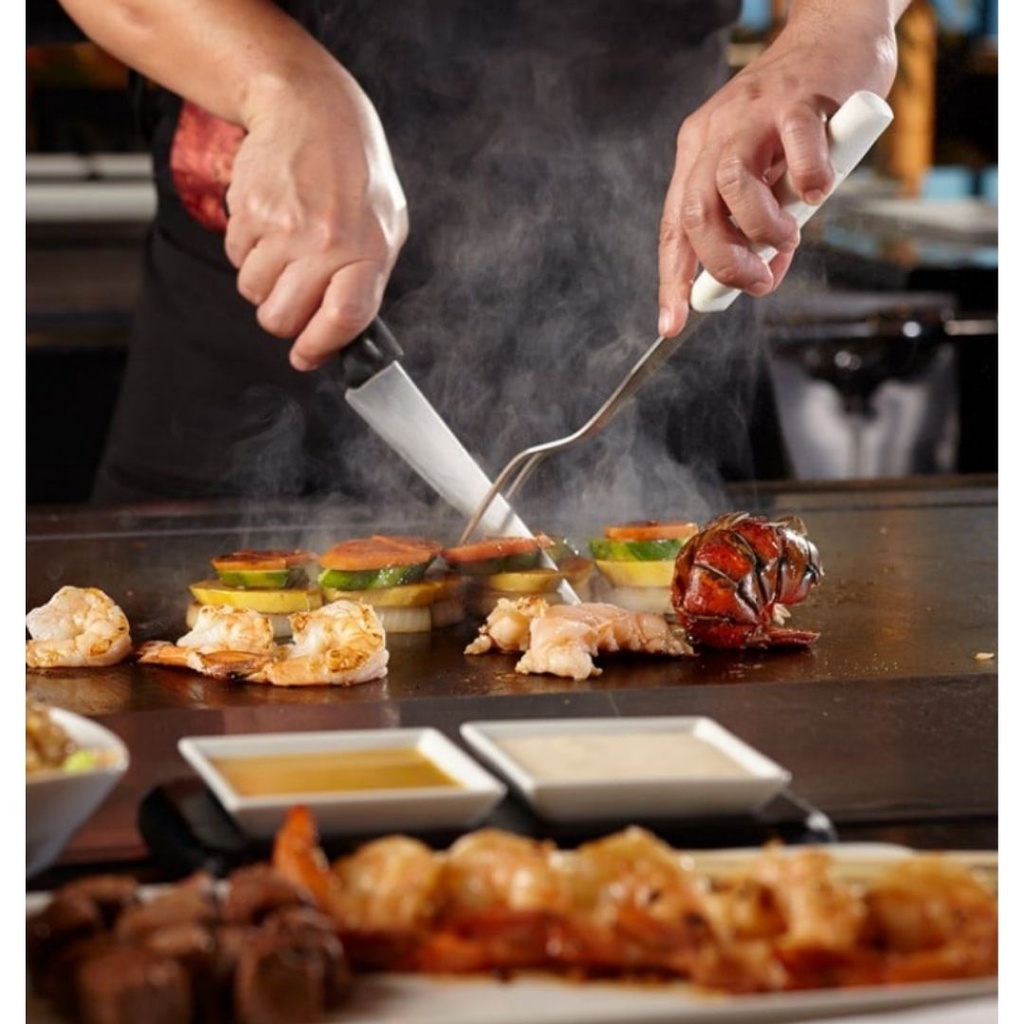 Bếp chiên nướng phẳng Teppanyaki,Bếp nướng nhà hàng tại bàn teppanyaki_Bảo hành chính hãng 12 tháng