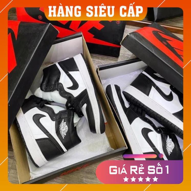 [ FREESHIP –BẢO HÀNH 12 THÁNG]GIÀY SNEAKER NAM NỮ JORDAN CAO CỔ ĐEN TRẮNG HOT TREND | BigBuy360 - bigbuy360.vn