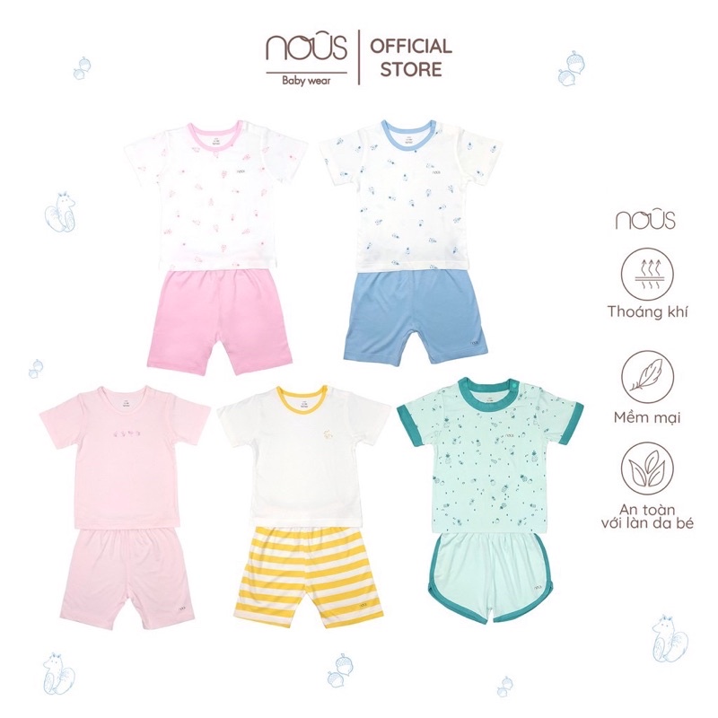 Bộ Nous Pettit cộc tay cho bé