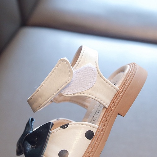 DBG105.24 Giày dép sandal cho bé gái hoạ tiết chấm bi xinh size 21/30