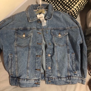 Áo khoác jeans stradivarius authentic