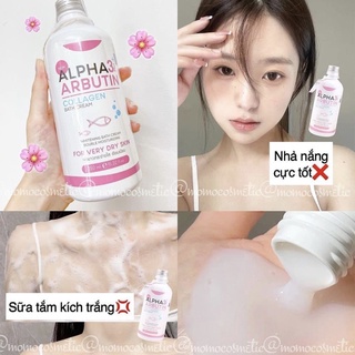 Sữa tắm trắng da Alpha Arbutin 3 Plus Collagen Bath Cream