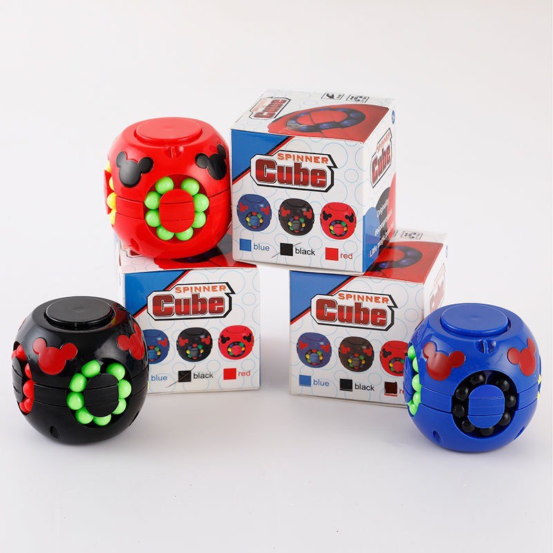 SPINNER CUBE - CON QUAY THÔNG MINH Đồ chơi giáo dục phát triển trí não cho trẻ em Burger Rubik’s Cube