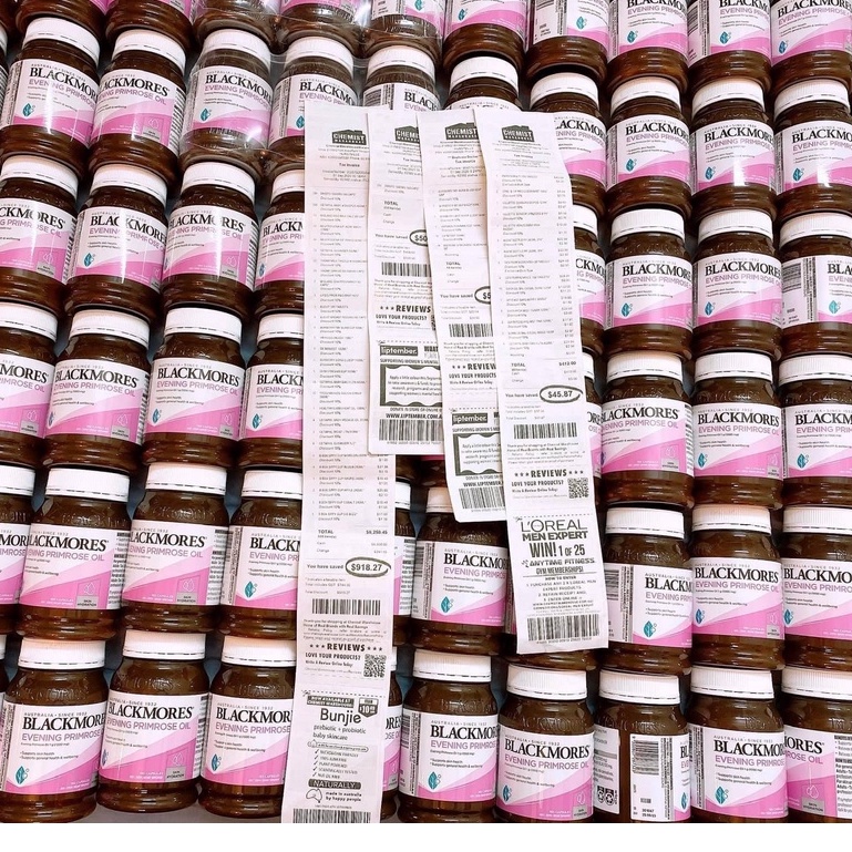 Tinh dầu hoa anh thảo Evening Primrose Oil Blackmores, lọ 190 viên