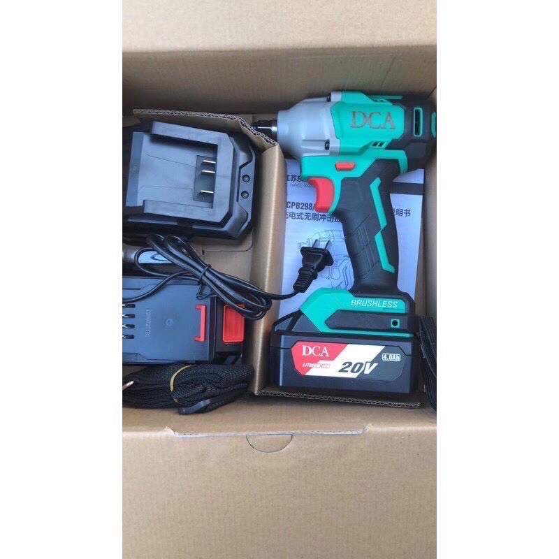 MÁY Siết bu lông PIN DCA 20V HÀNG CHÍNH HÃNG KHÔNG CHỔI THAN