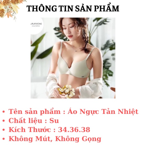 Áo Ngực Su Tản Nhiệt - Áo Lót Nữ Không Gọng Mút Mỏng Lỗ Thông Hơi AMYBRA A688