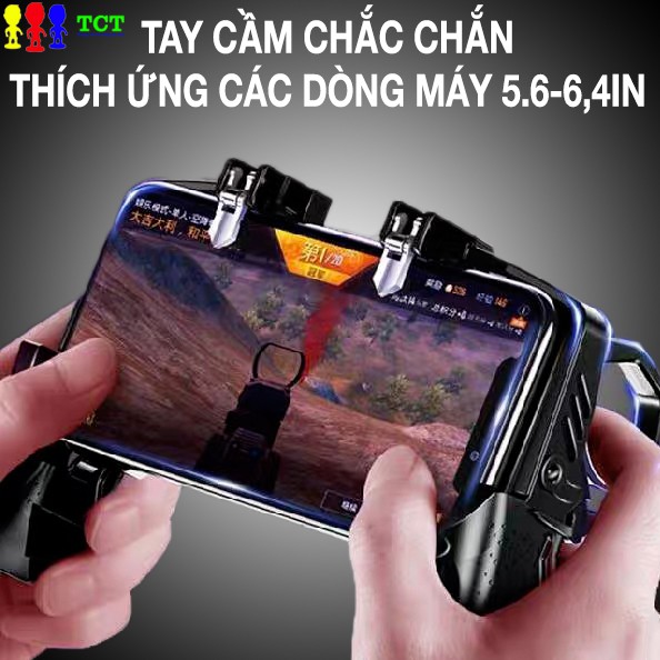 Tay cầm chơi game PUGB tháo tác liên kết 4 ngón thuận tiện, dễ dàng