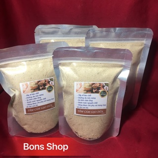 Bột Cám gạo dừa dành cho da khô, sậm màu 100g