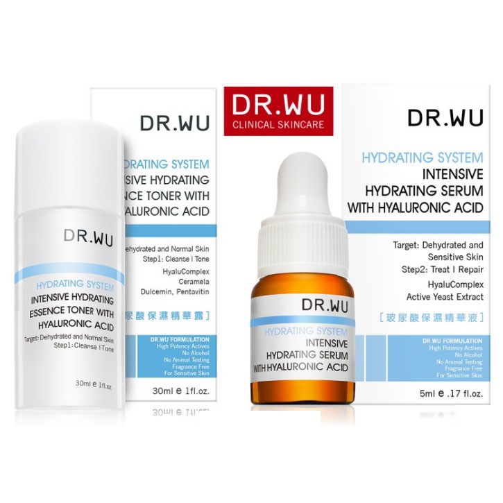 DR.WU Hyaluronic Acid System - Toner, Serum, Lotion Cấp Nước Dưỡng Ẩm Minisize