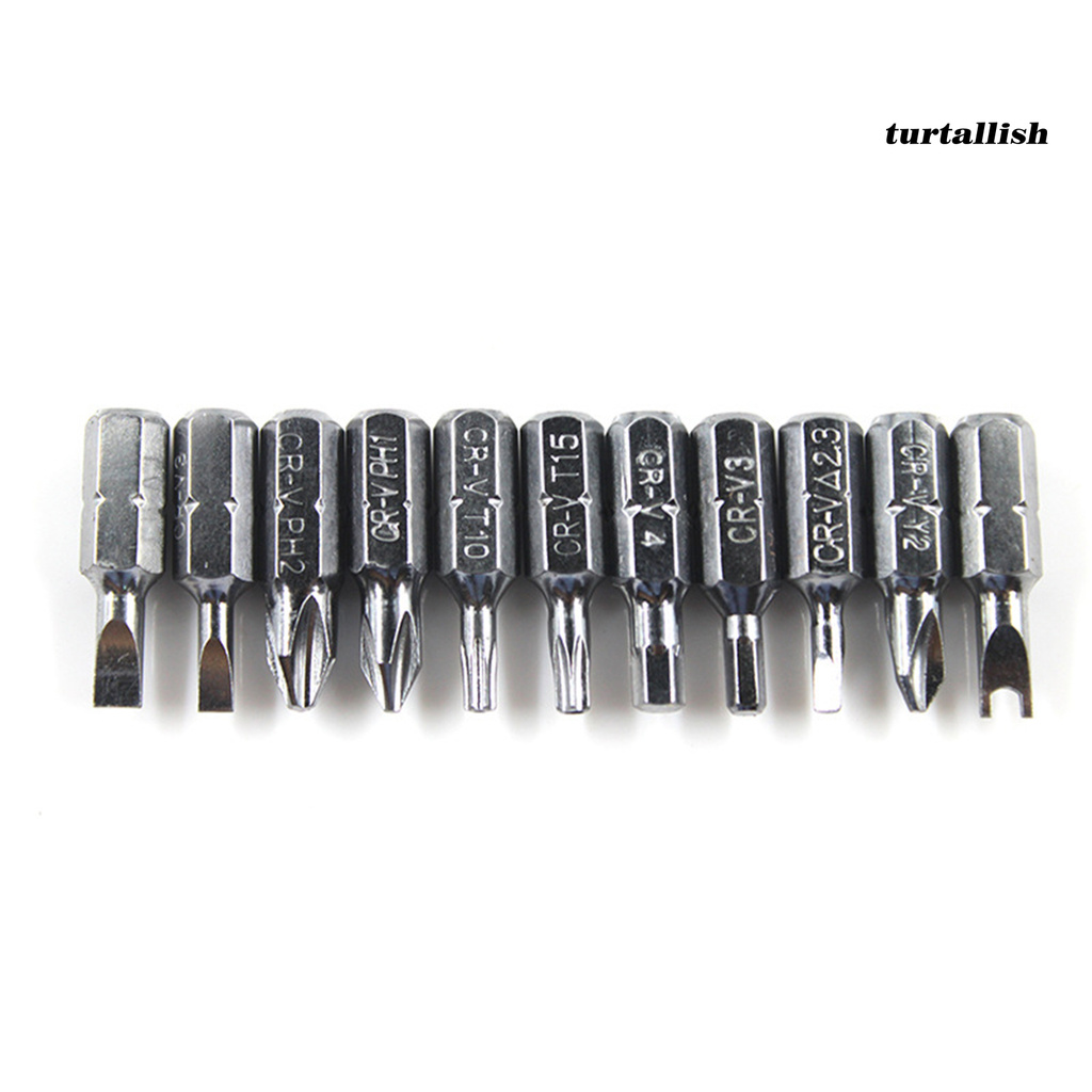 TURTALLISH 23Pcs/Set penggong 8159 Screwdriver Set Strong Large Torque Chromium Vanadium Alloy Steel Hexagonal Socket Screwdriver Assortment for Maintenance