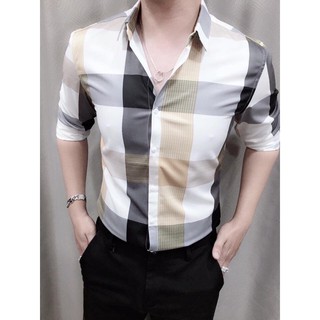 Sơ mi nam dài tay phối họa tiết 5D cực đẹp - phong cách thời trang cao cấp - SMQC5D12