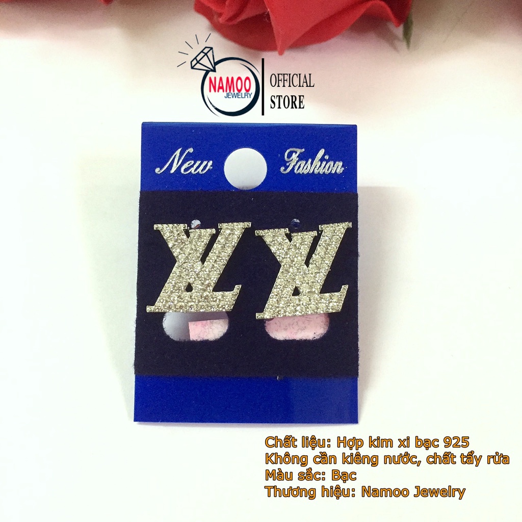 Khuyên Nụ Bạc Đính Đá T712 Namoo Jewelry