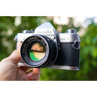 Máy ảnh film Minolta SR-1 kèm lens 55mm f1.8