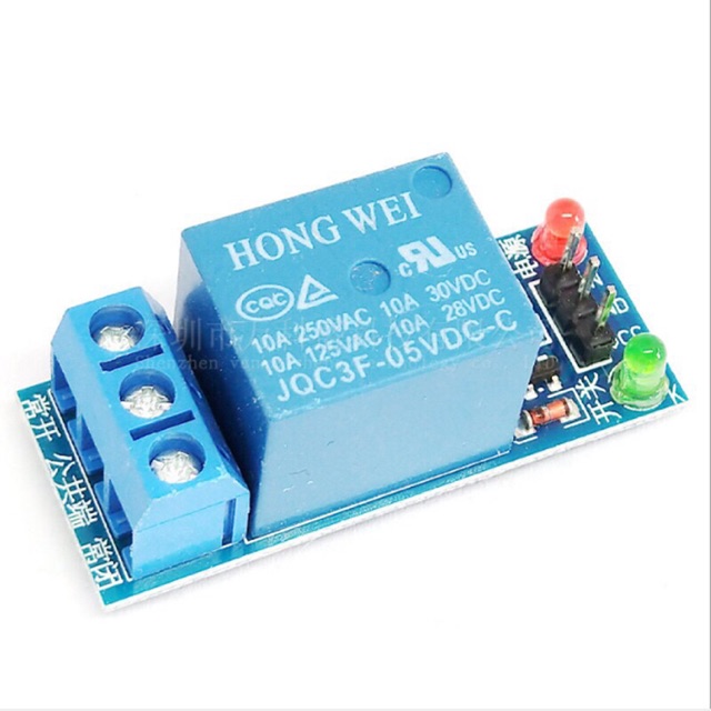 ✅Module Mạch Relay 5v 1 Kênh Đóng Ngắt Mạch Điện 250v 10A Không Cách Ly Quang