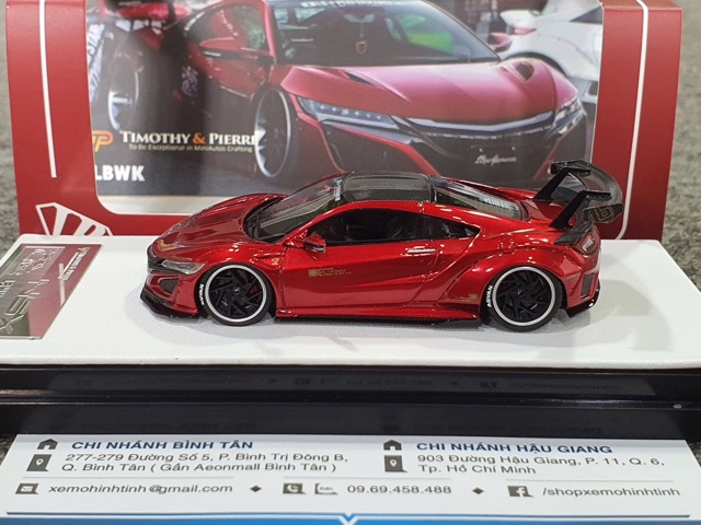 Xe Mô Hình LB Honda NSX 1:64 Timothy&amp;Pierre ( Đỏ )