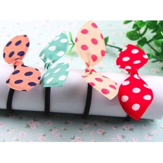 Dây Thun Cột Tóc Hình Tai Thỏ Dễ Thương