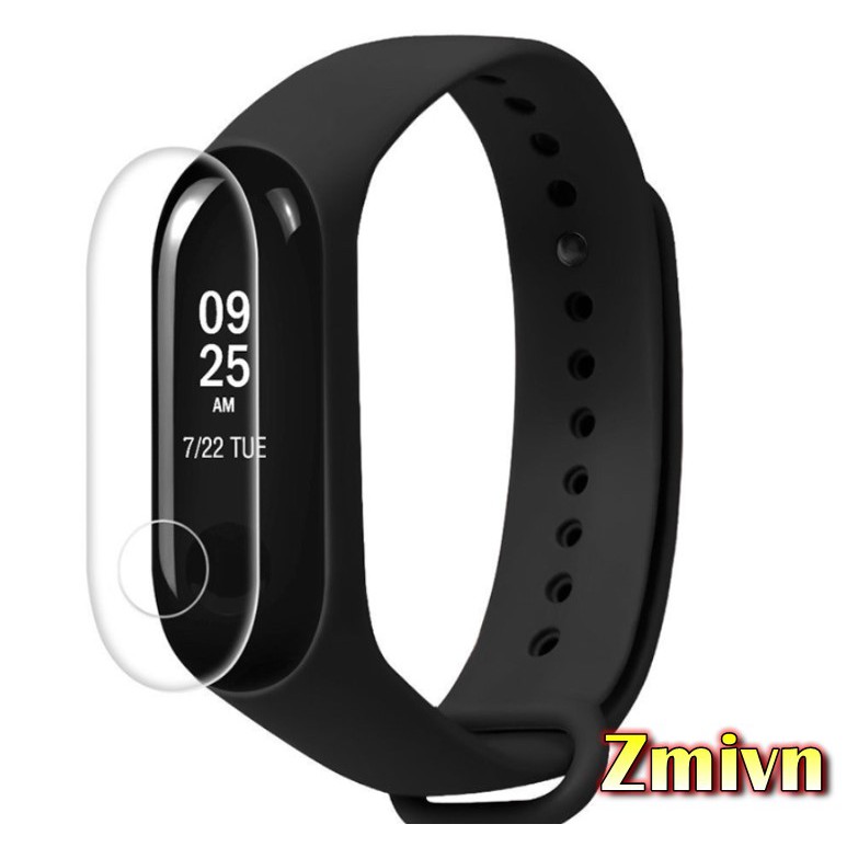 Bộ 2 dán màn Xiaomi Miband 3 khoét lỗ/ Full màn