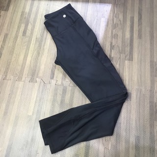 Quần legging nữ phối lưới