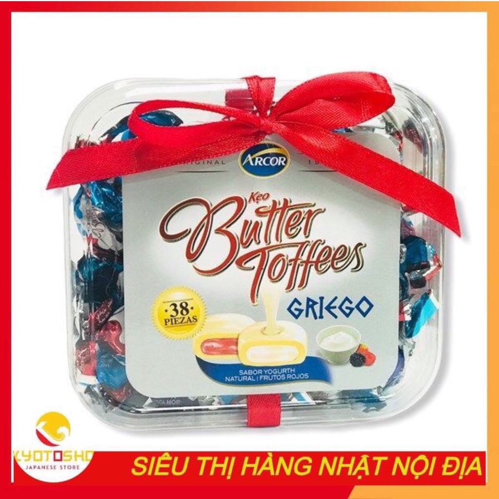 Kẹo Butter Toffees Griego Arcor Xanh 150 gram