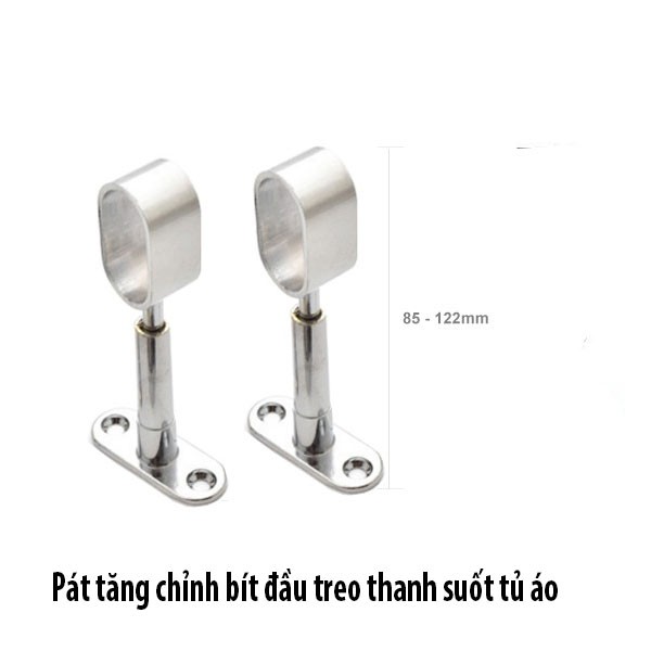 pát tăng chỉnh bít đầu 85-122mm (2cái)