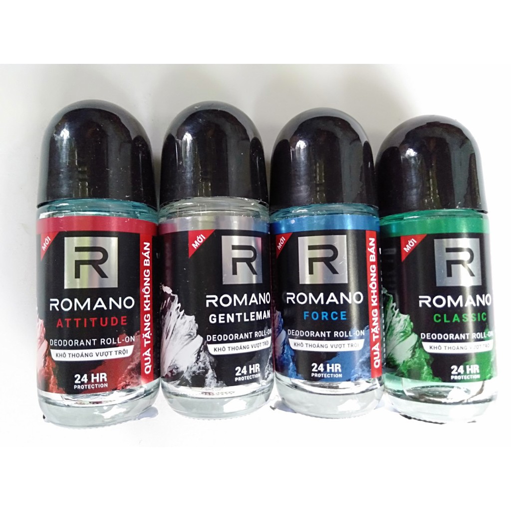 Lăn khử mùi ROMANO chai lớn 40ml